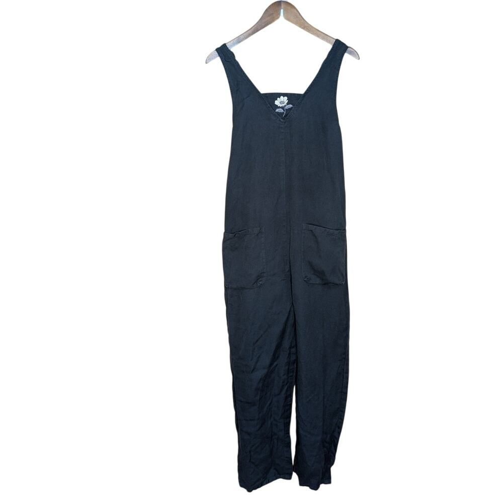 Gudrun Sjoden‎ Overalls Womens Small Gray Gardener Overalls Cotton/ Linen